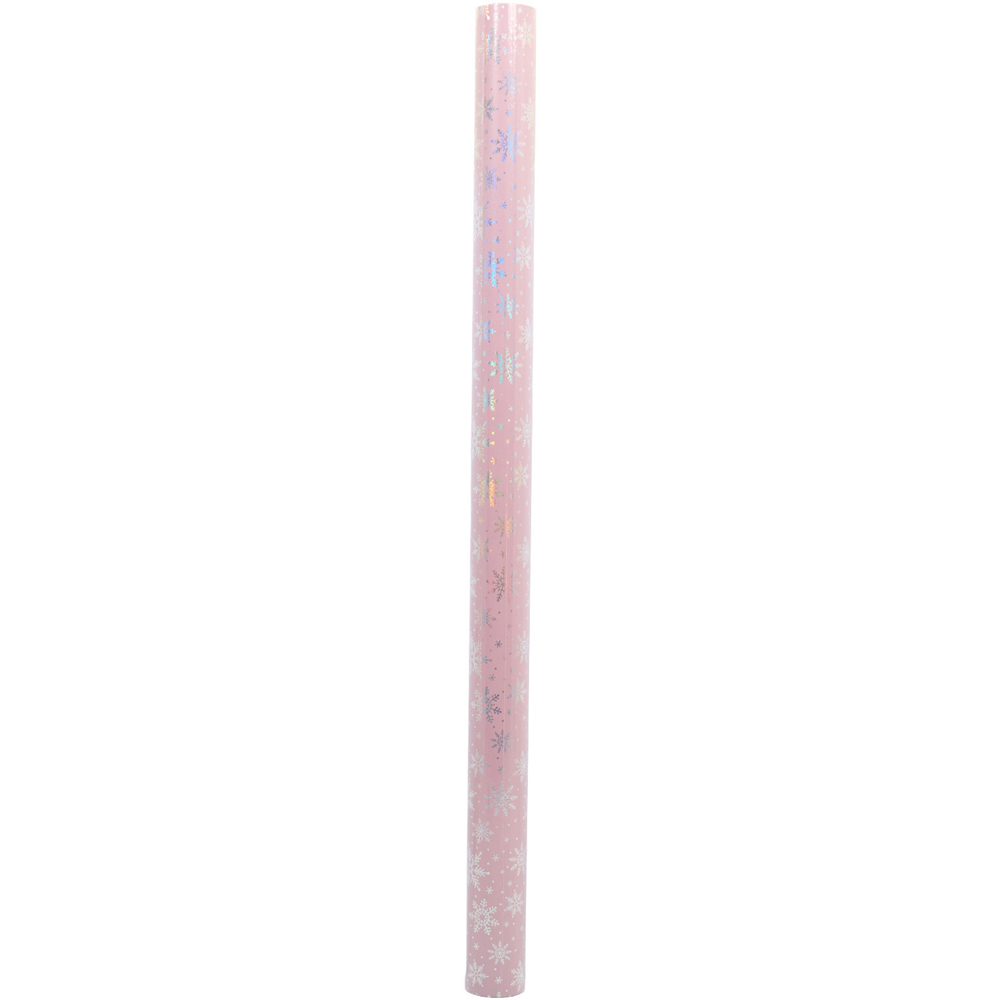 Luxury Iridescent Snowflake Gift Wrapper Image 2