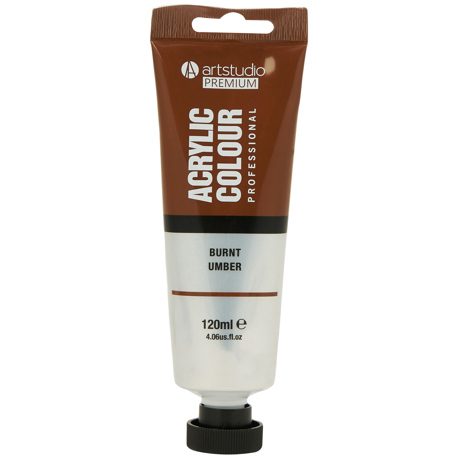 Art Studio Premium Acrylic Paint - Burnt Umber Image 1