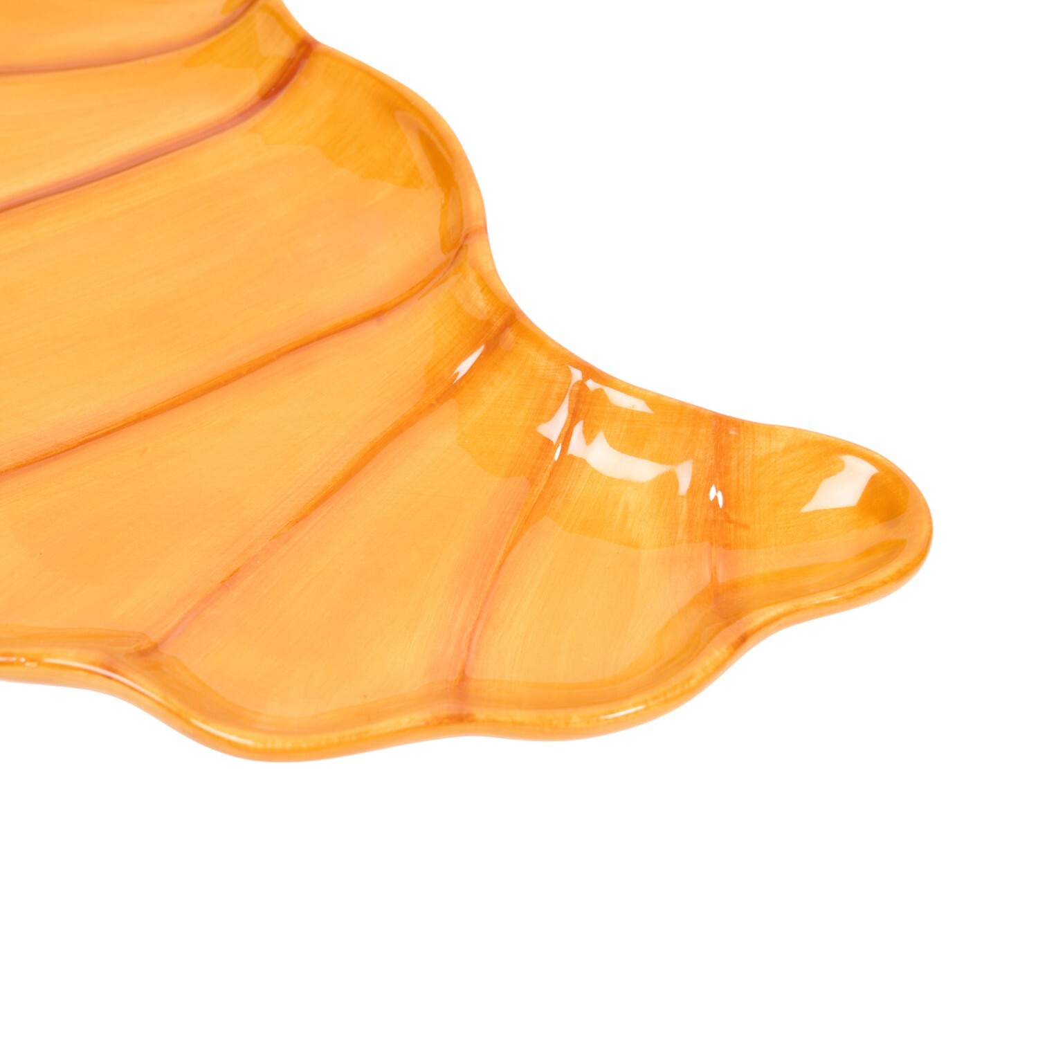 Croissant Plate Orange Image 4