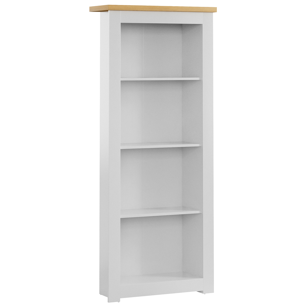 Vida Designs Arlington 4 Shelf White Bookcase Image 2