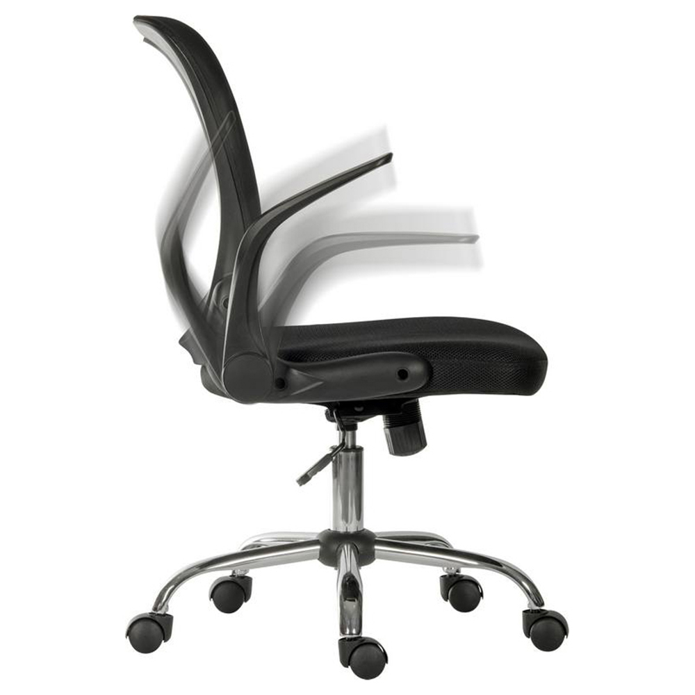 Teknik Black Mesh Swivel Office Chair Image 6