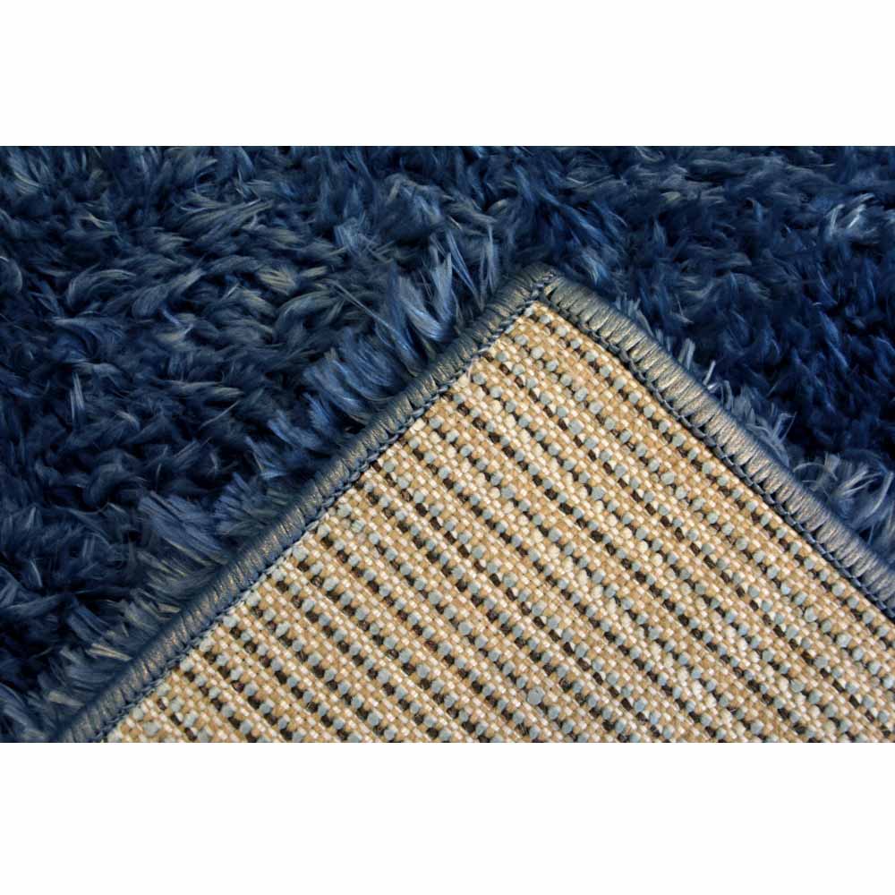 Supersoft Shaggy Deep Blue 120 x 170cm Image 4