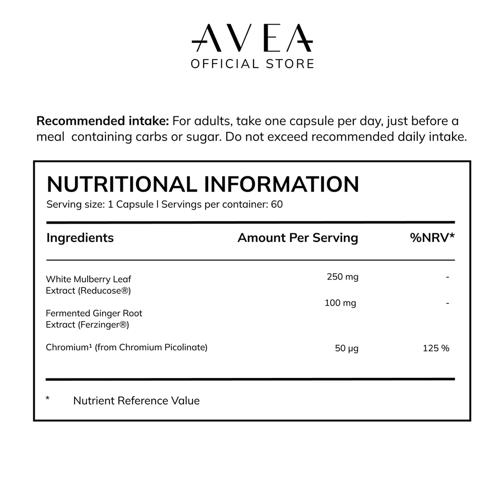 Avea Blood Sugar Stabiliser Capsules 60 Pack Image 8