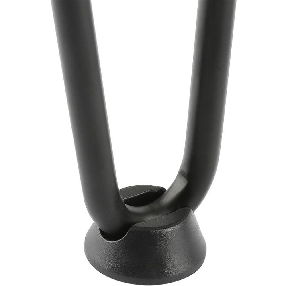 H&O Direct Set of 2 Black Metal Industrial Hairpin Legs Image 3