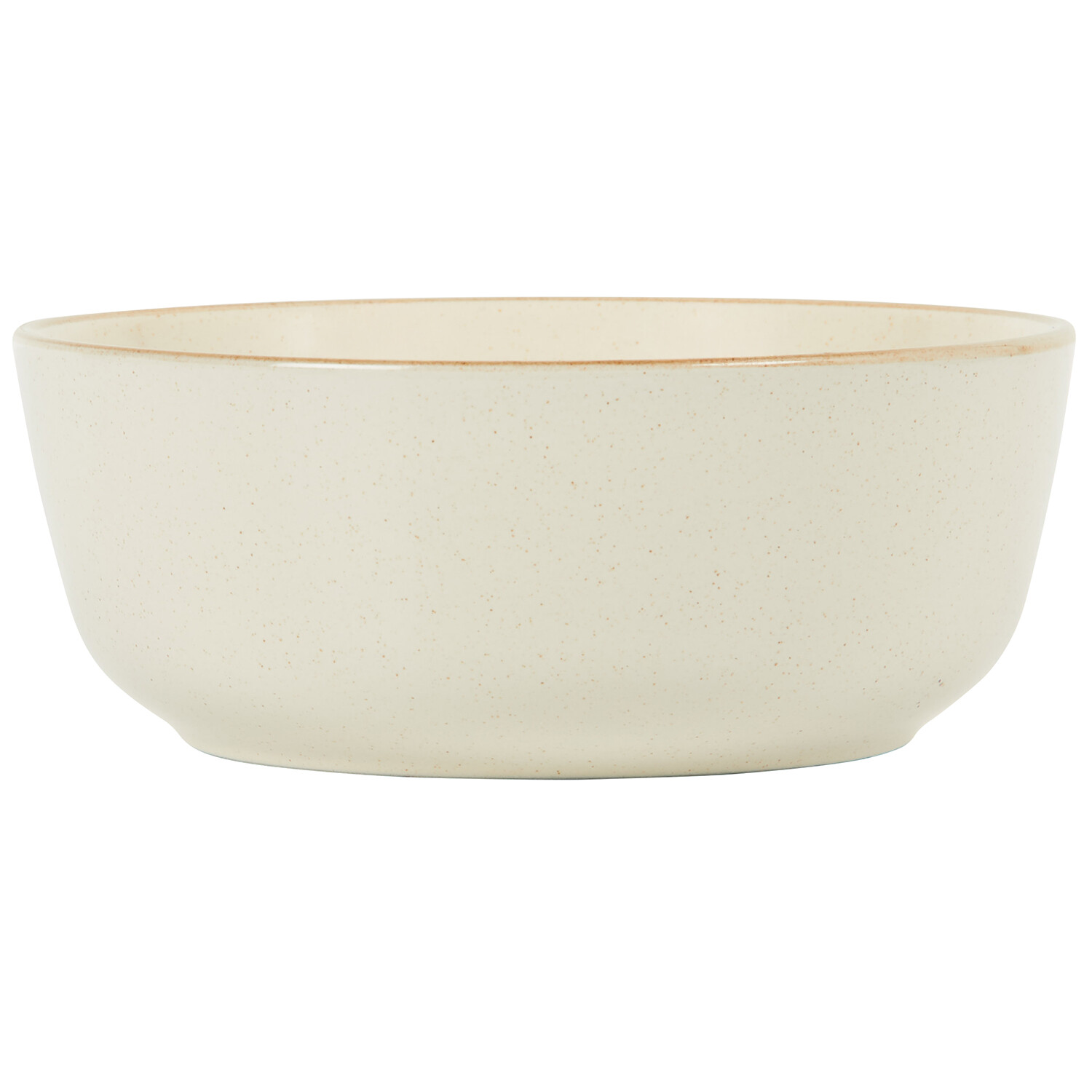 Sesame Speckle Stoneware Rice Bowl - Oatmeal and Sesame Image 1