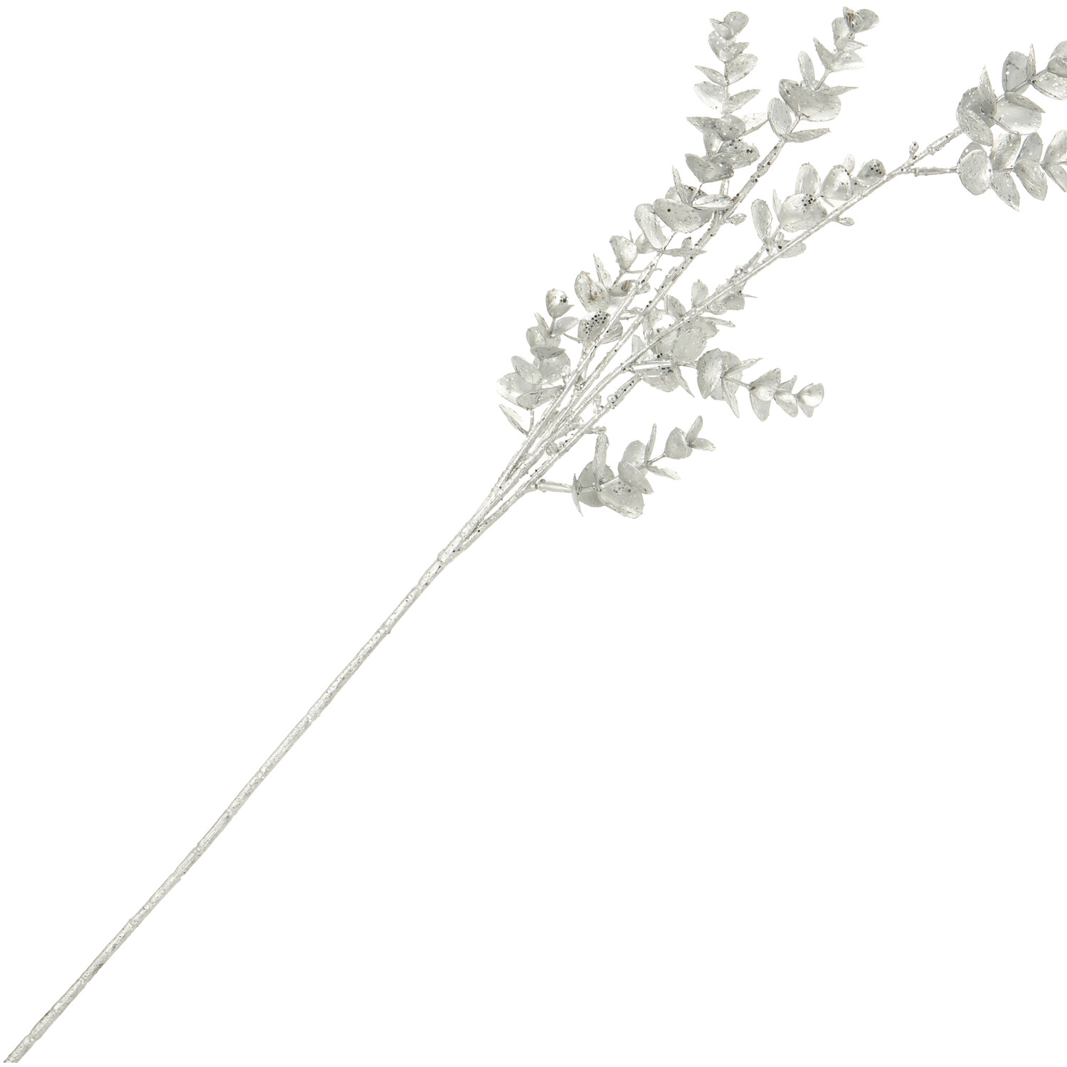 Single White Iridescent or Silver Artificial Single Stem Spray in Assorted styles Image 2