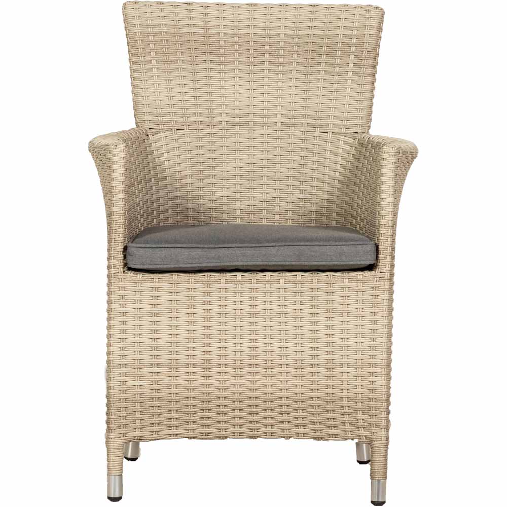 Royalcraft Lisbon Rattan 2 Seater Carver Bistro Set Image 2