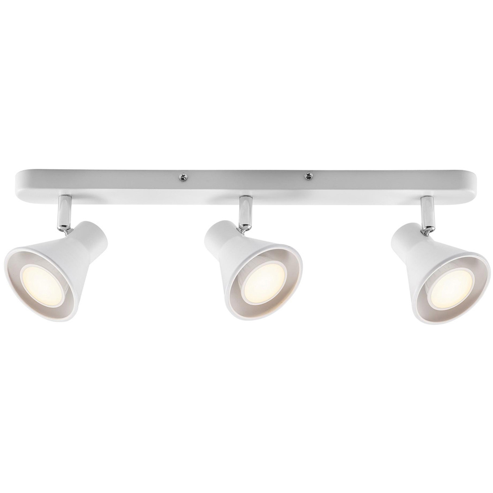 Nordlux Eik GU10 White 3 Spot Light Image 1