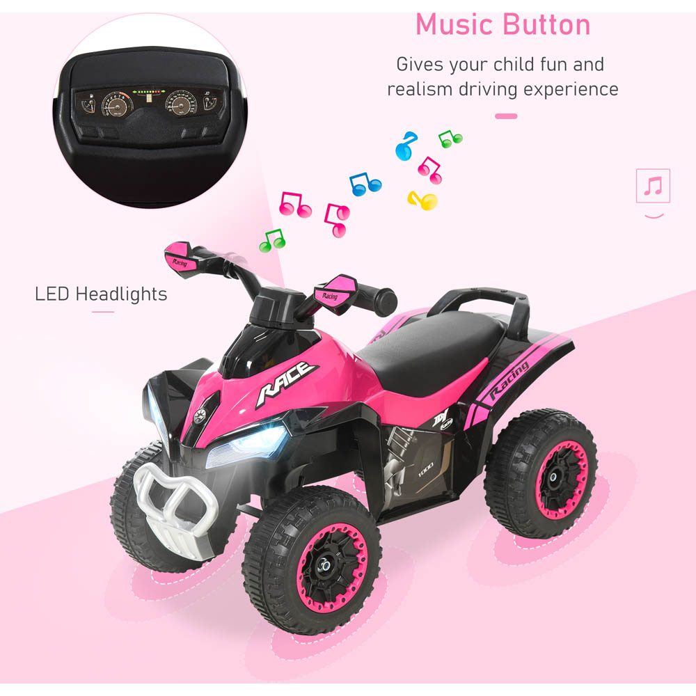 Tommy Toys Baby Quad Ride On Pink Image 4