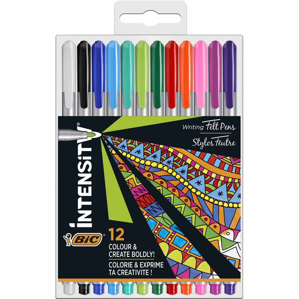 BIC Intensity Broadliner Pens 12 pack Image