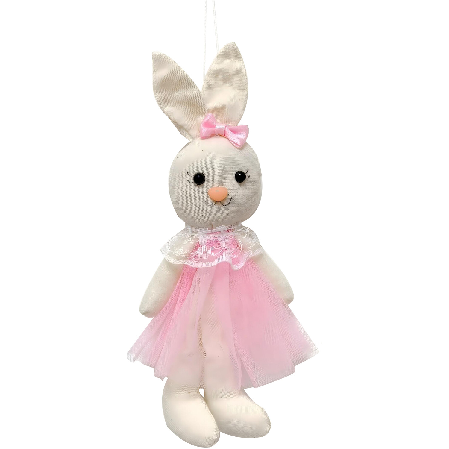 Hanging Bunny In Dress Decoration Image 3
