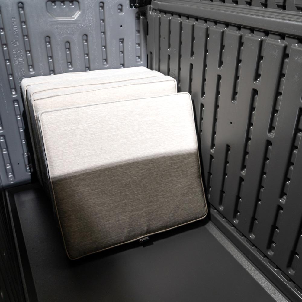 Suncast Montana 757L Peppercorn Grey Storage Box Image 8
