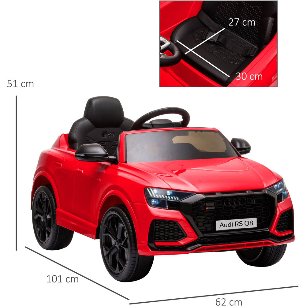Tommy Toys Audi RS Q8 Kids Ride On Electric Car Red 6V Image 6