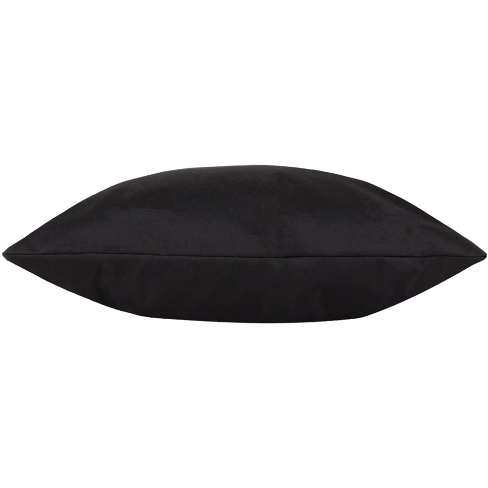 furn. Plain Black Outdoor Cushion Large Image 2