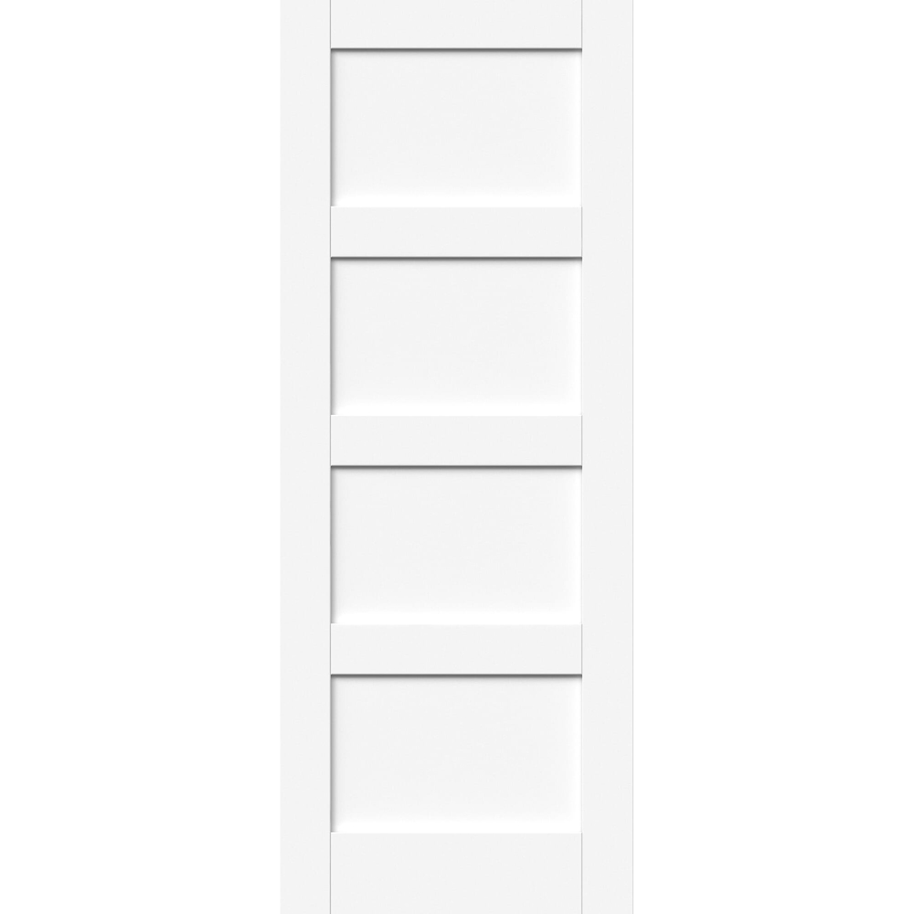 Green & Taylor White Primed 4 Panel Internal Door 1981 x 838mm Image