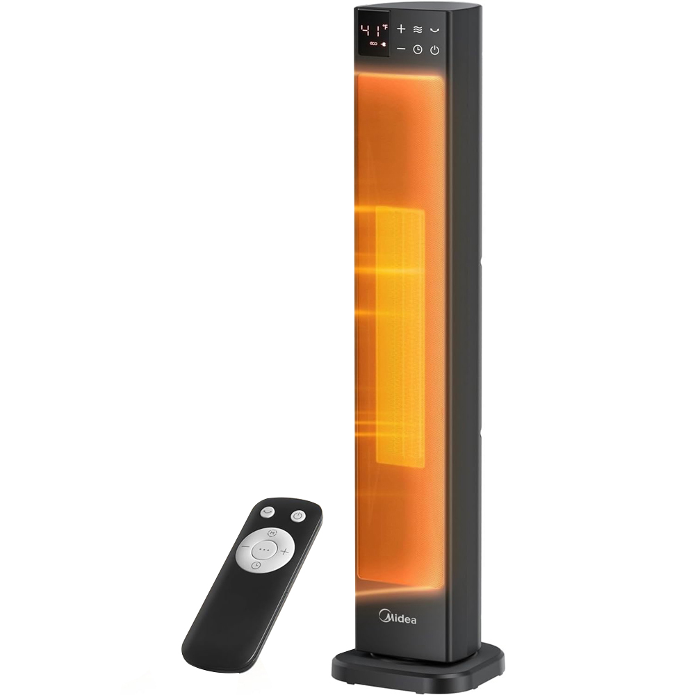 Midea Electric Portable Tower Heater with Remote 2000W Image 1