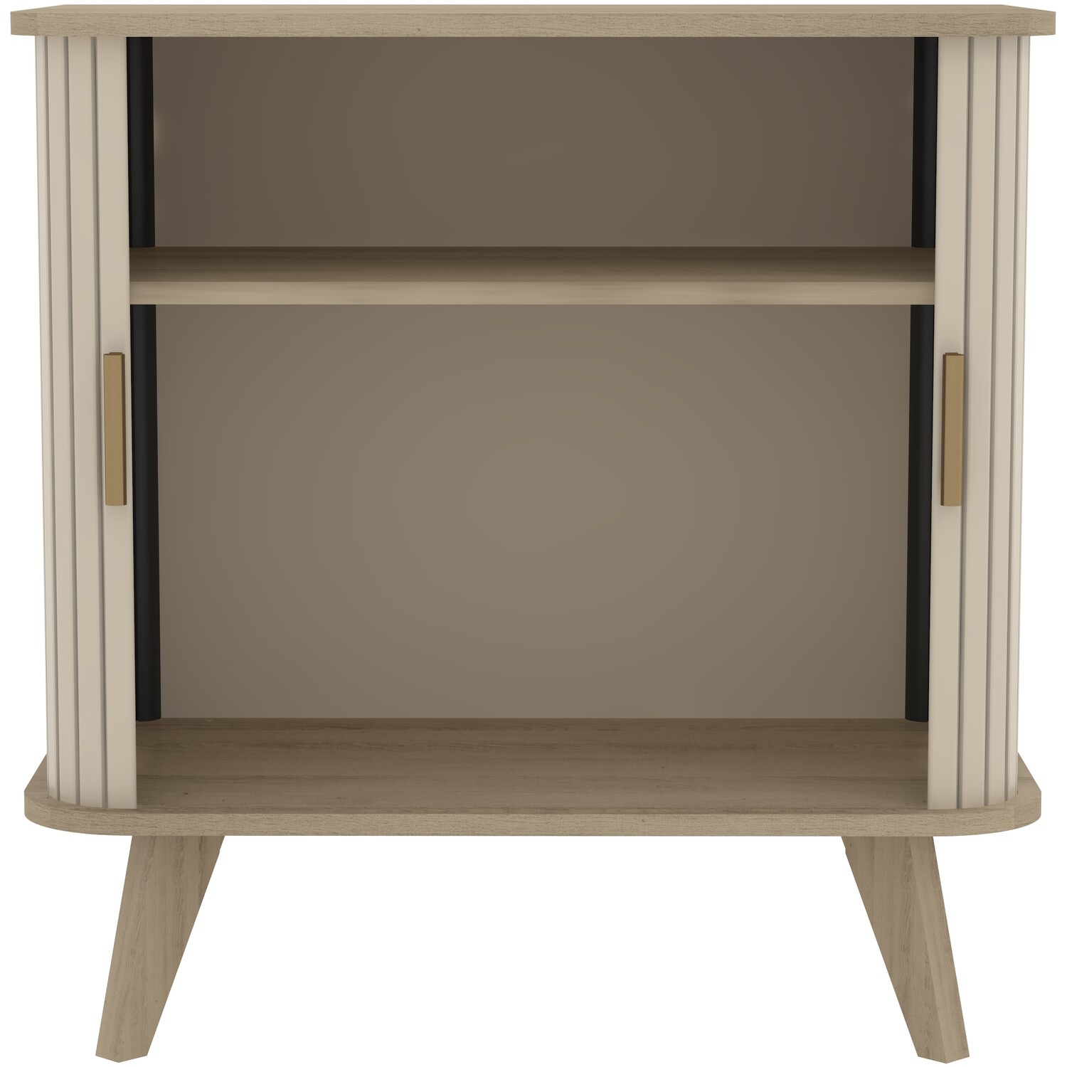 Mateo Sliding Door Sideboard Cream Image 6
