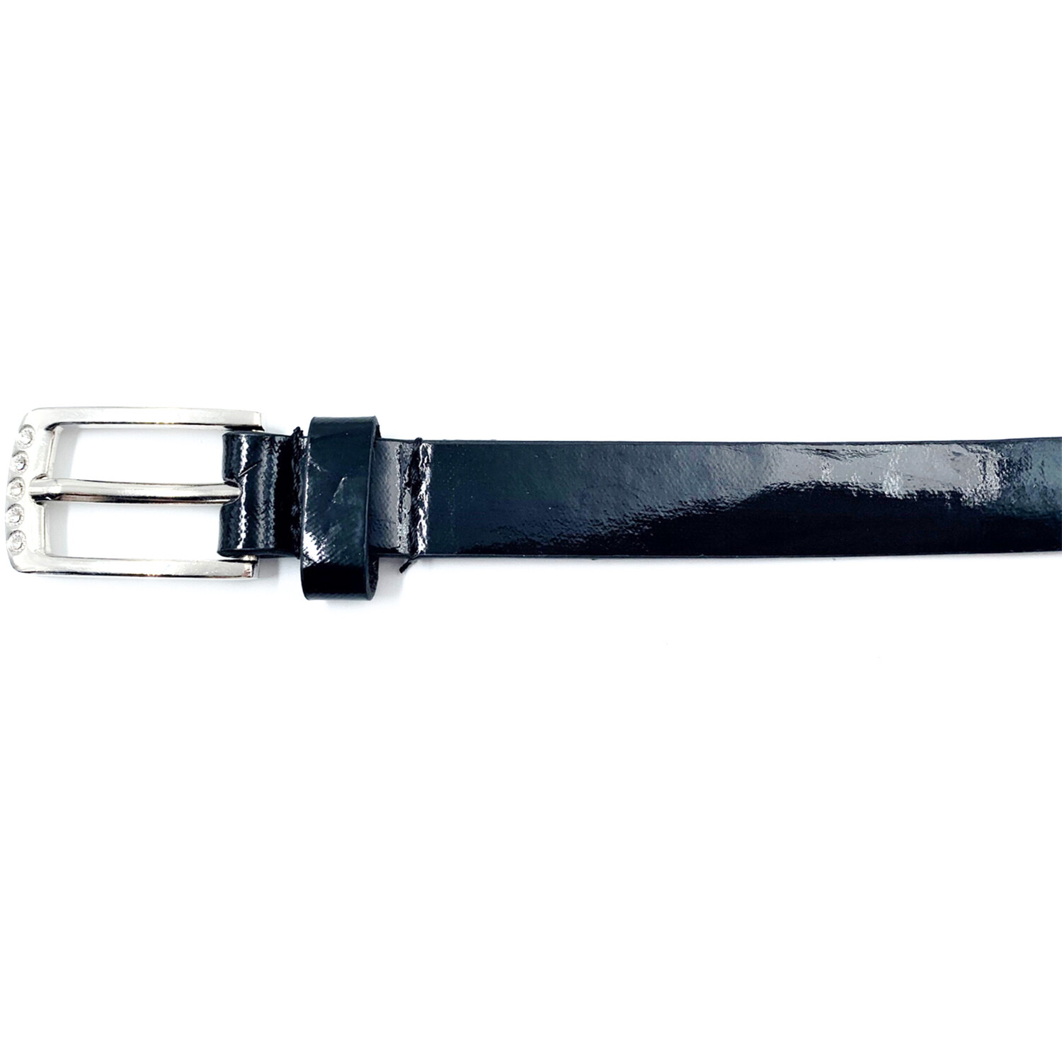 Ladies Patent Belt - Black / L Image