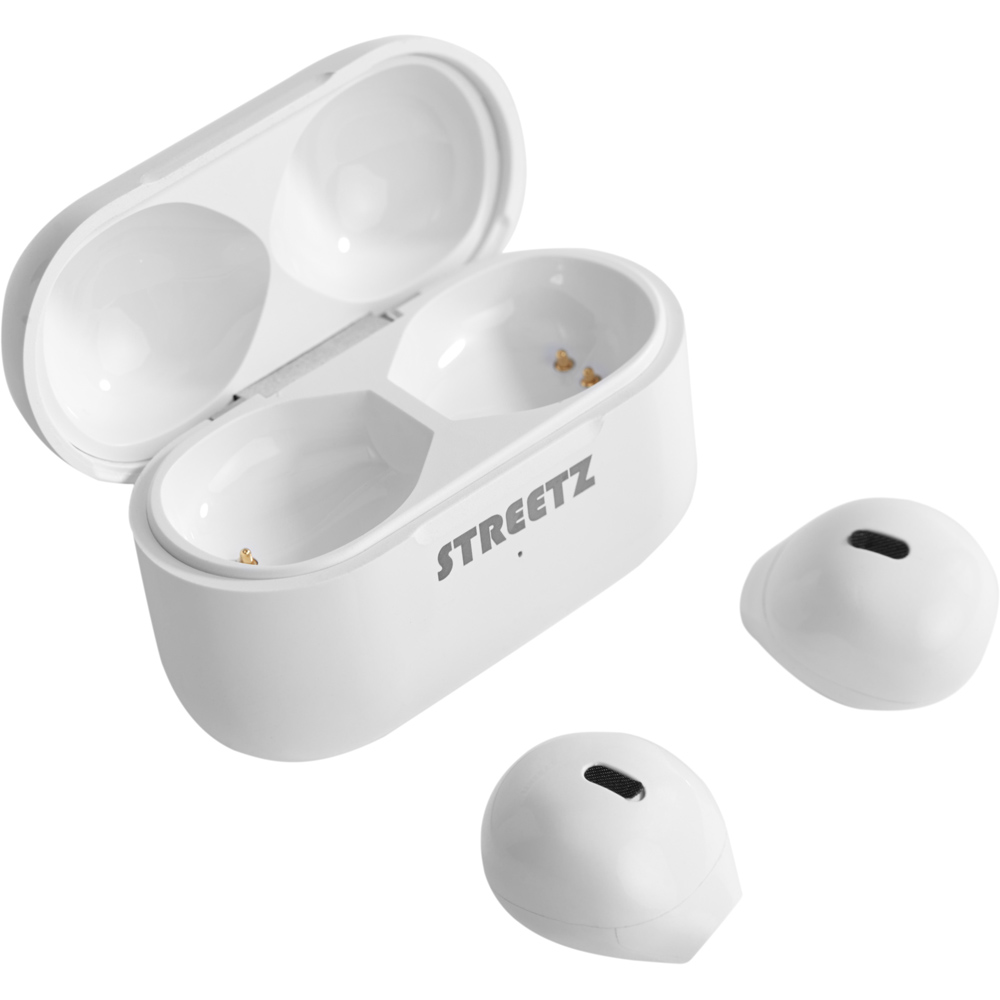 Streetz White True Wireless Earphones Image 2