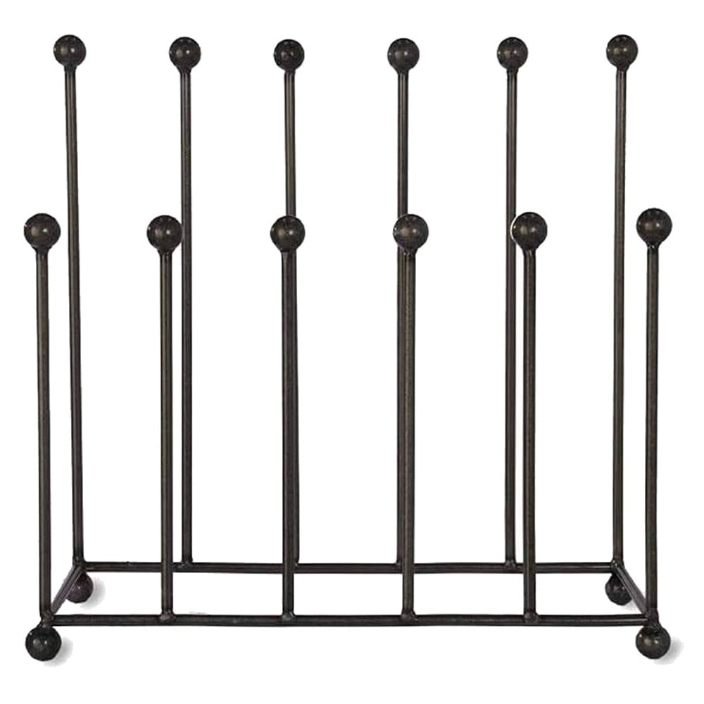 Neo Black Steel Boot Rack Holds 6 Pairs Image 1