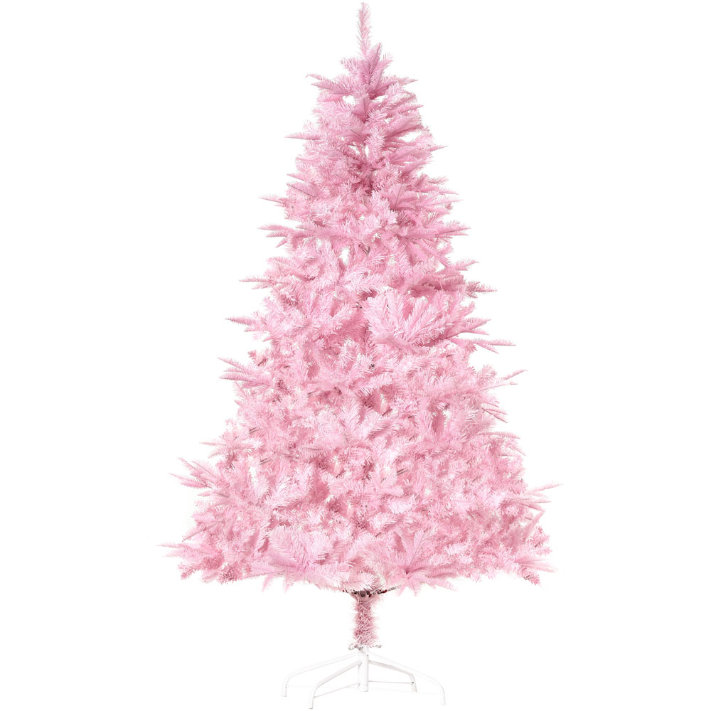Everglow Pink Pop Up Artificial Christmas Tree 5ft Image 1