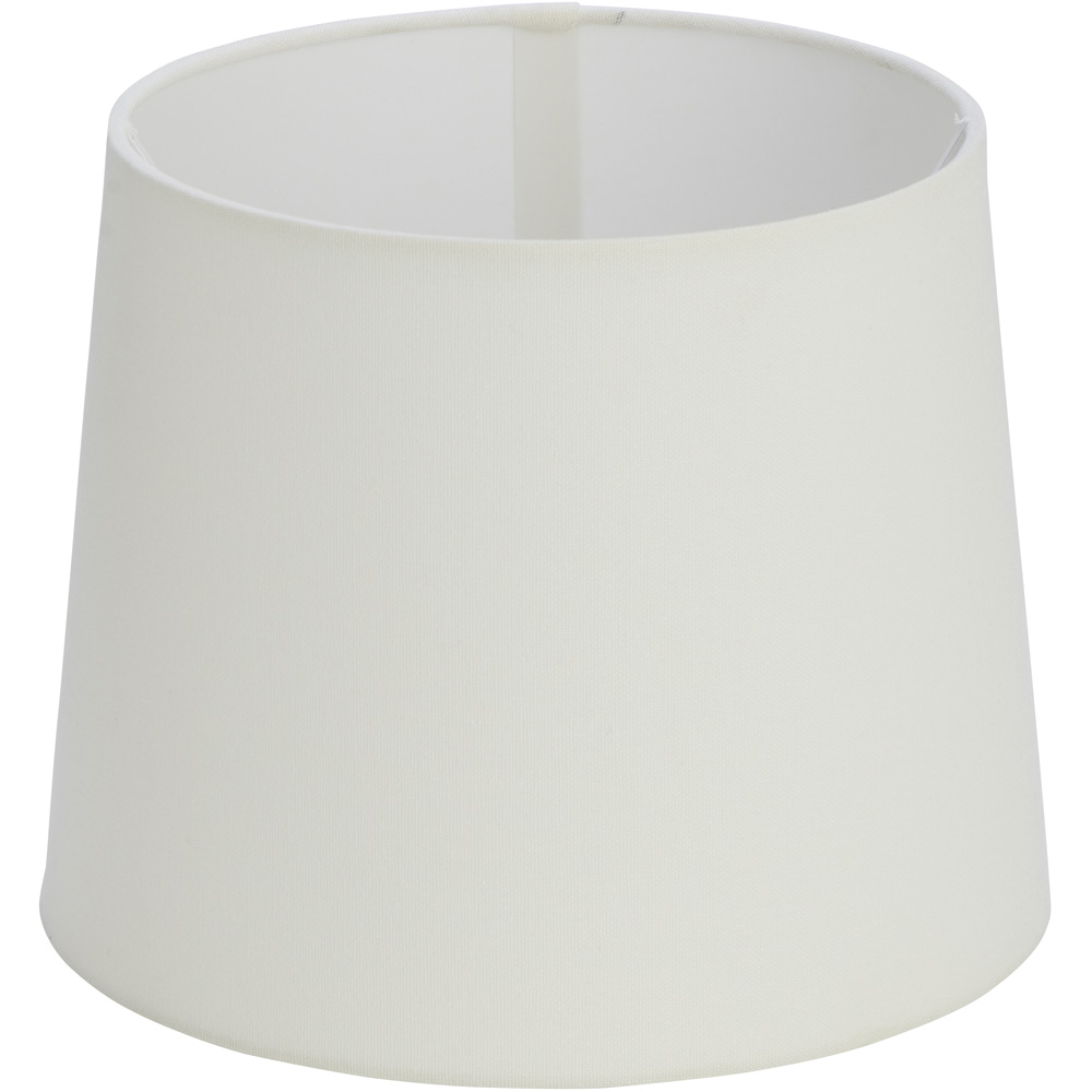 Wilko Off White Tapered Shade 25cm Image 2