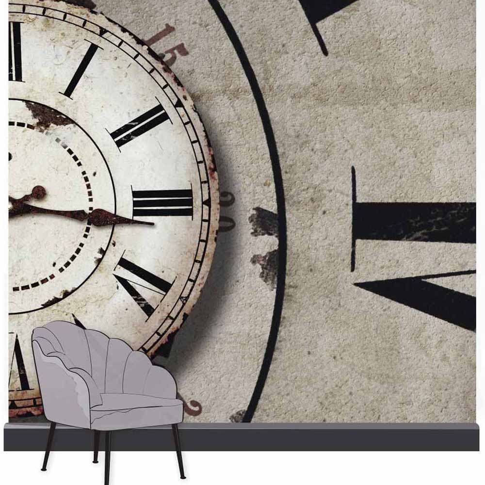 Art For The Home Timekeeper Vintage Wall Mural Image 1