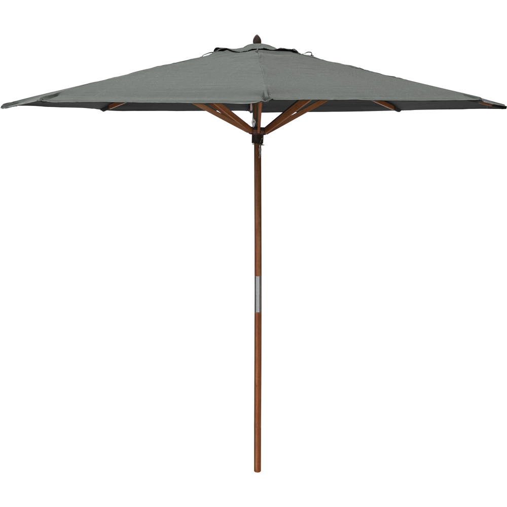 Rowlinson Square Picnic Table Set with Grey Parasol Image 3