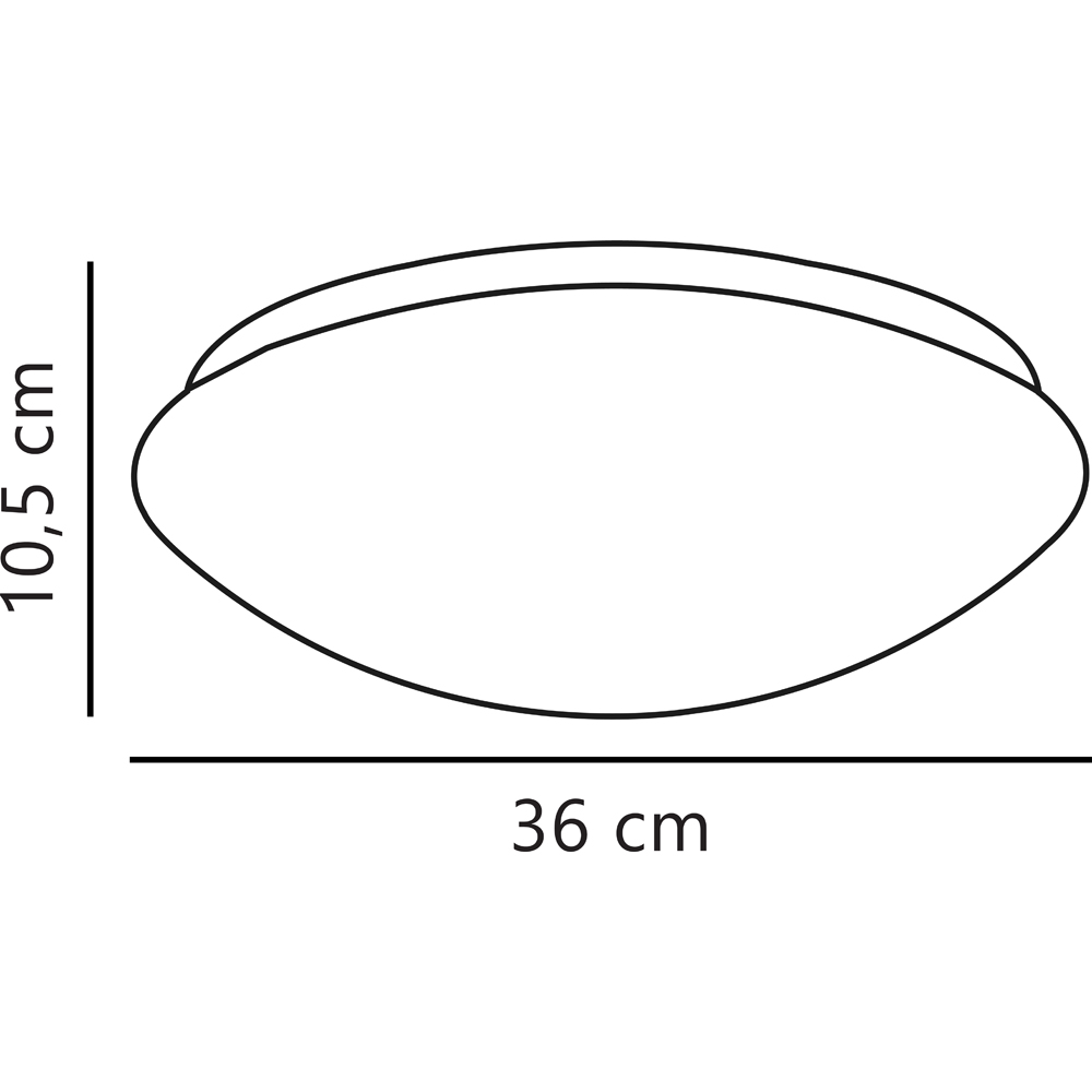 Nordlux Ask 36 White Sensor Ceiling Light Image 3
