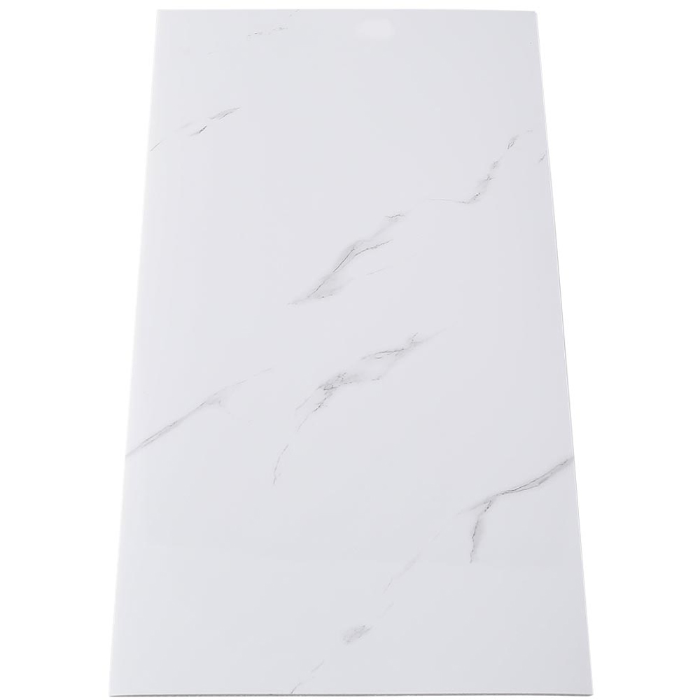 Living and Home White Marble Peel and Stick Wall Sticker 60 x 30cm 10 Pack Image 2