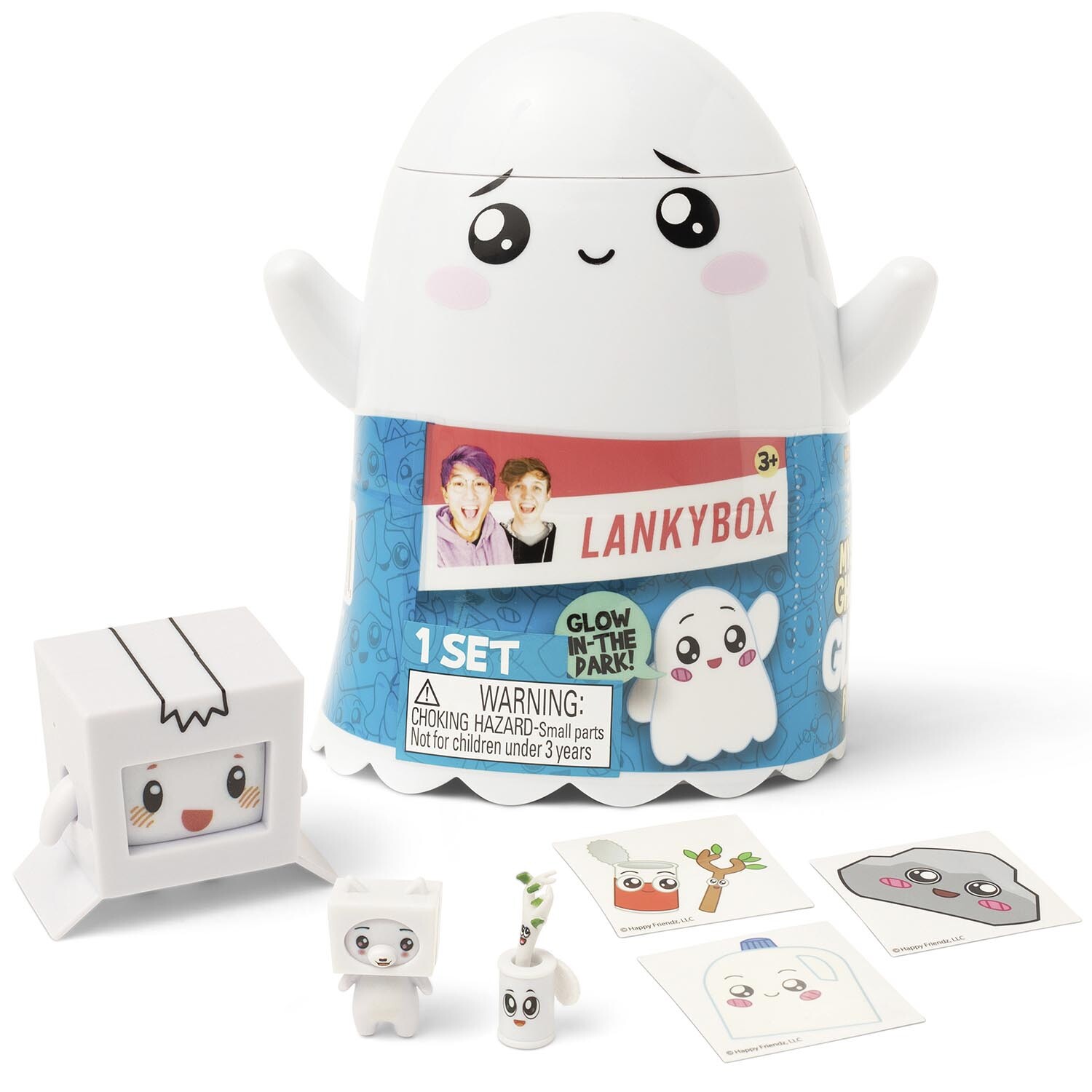 LankyBox Mystery Ghostly Glow Pack - White Image 1