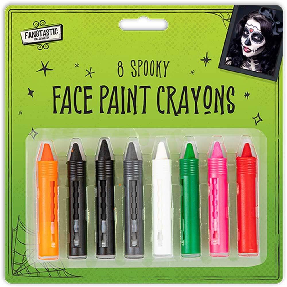 8 Colour Face Crayons Image
