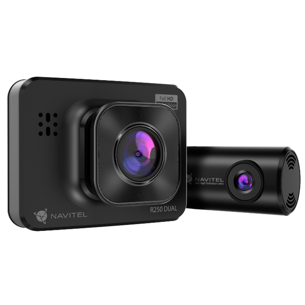 Navitel R250 1080p Front and Rear Facing Dash Cam Image 1