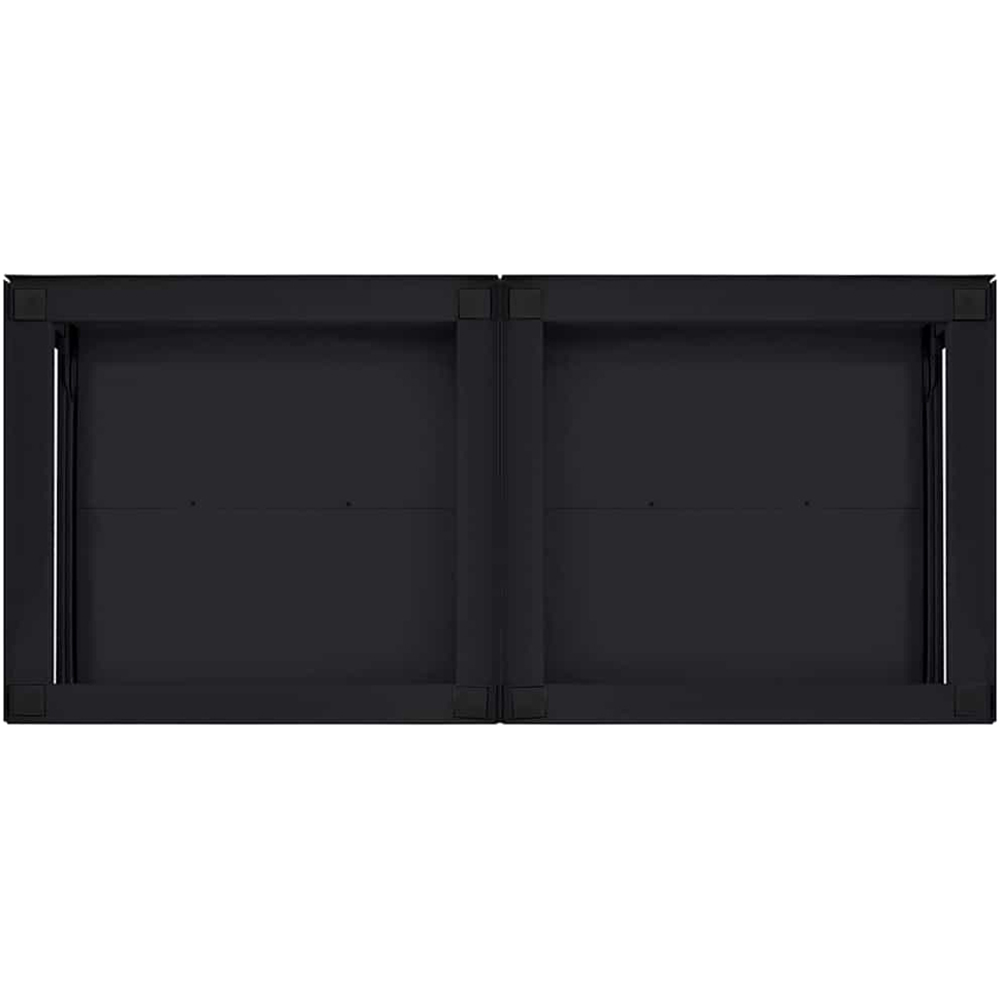 vidaXL Black Washing Machine Riser 120 x 56 x 52cm 2 Pack Image 5