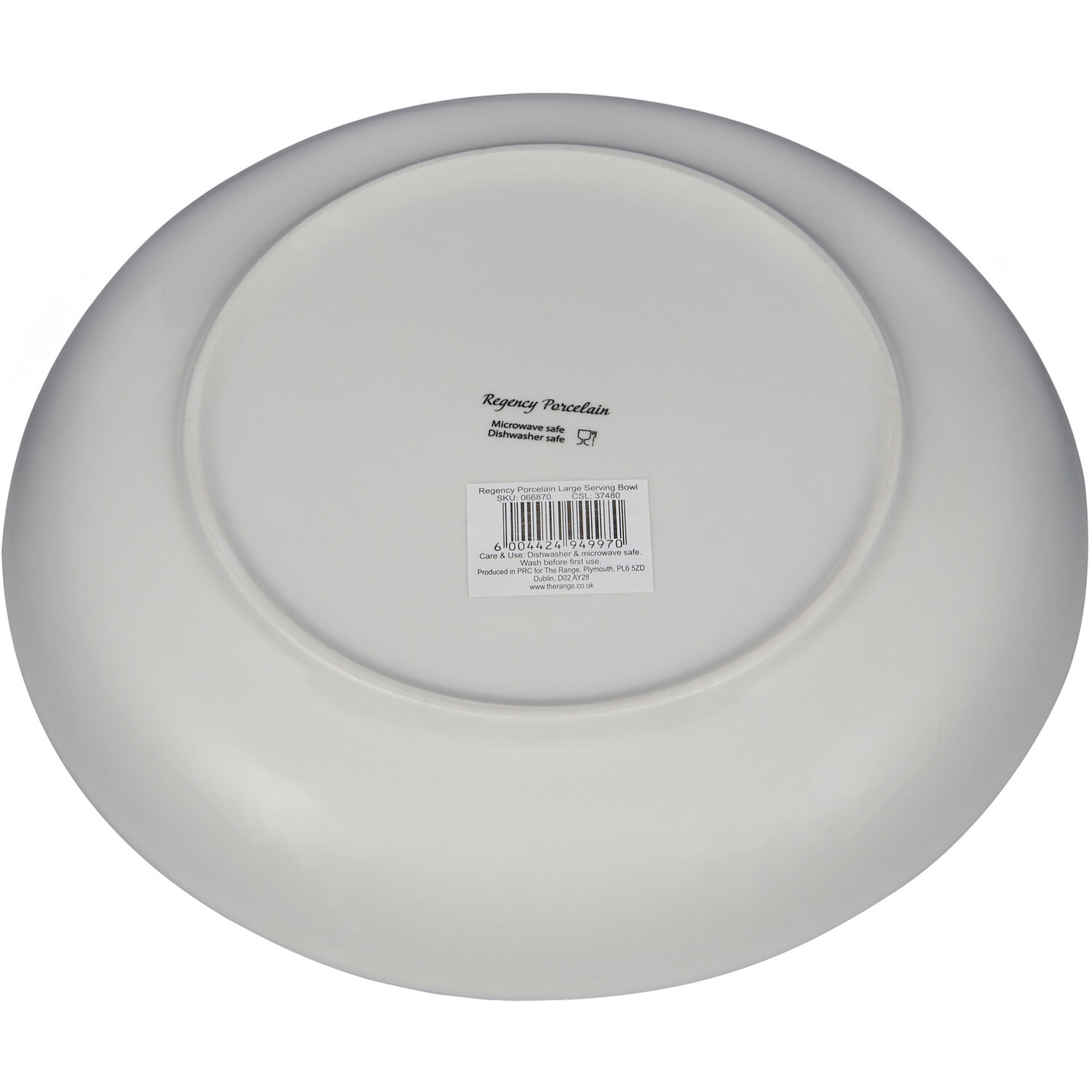 Regency Porcelain Serving Bowl - White Image 3