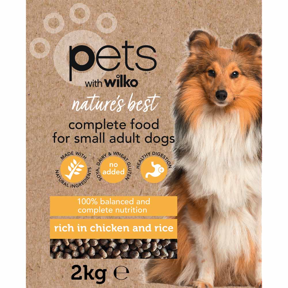 Wilko Natures Best Chicken with Rice Small Dog Food 2kg Image 1