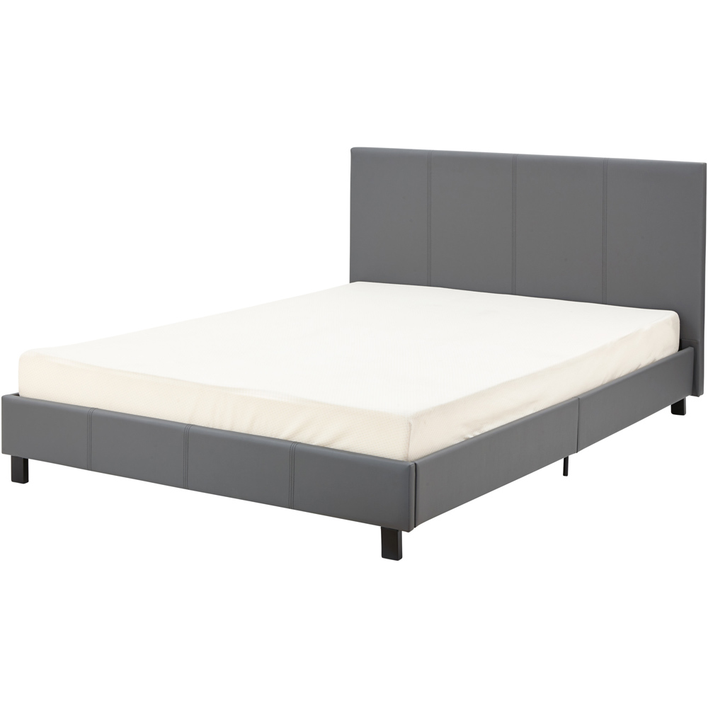GFW Small Double Grey Bed In A Box Image 4