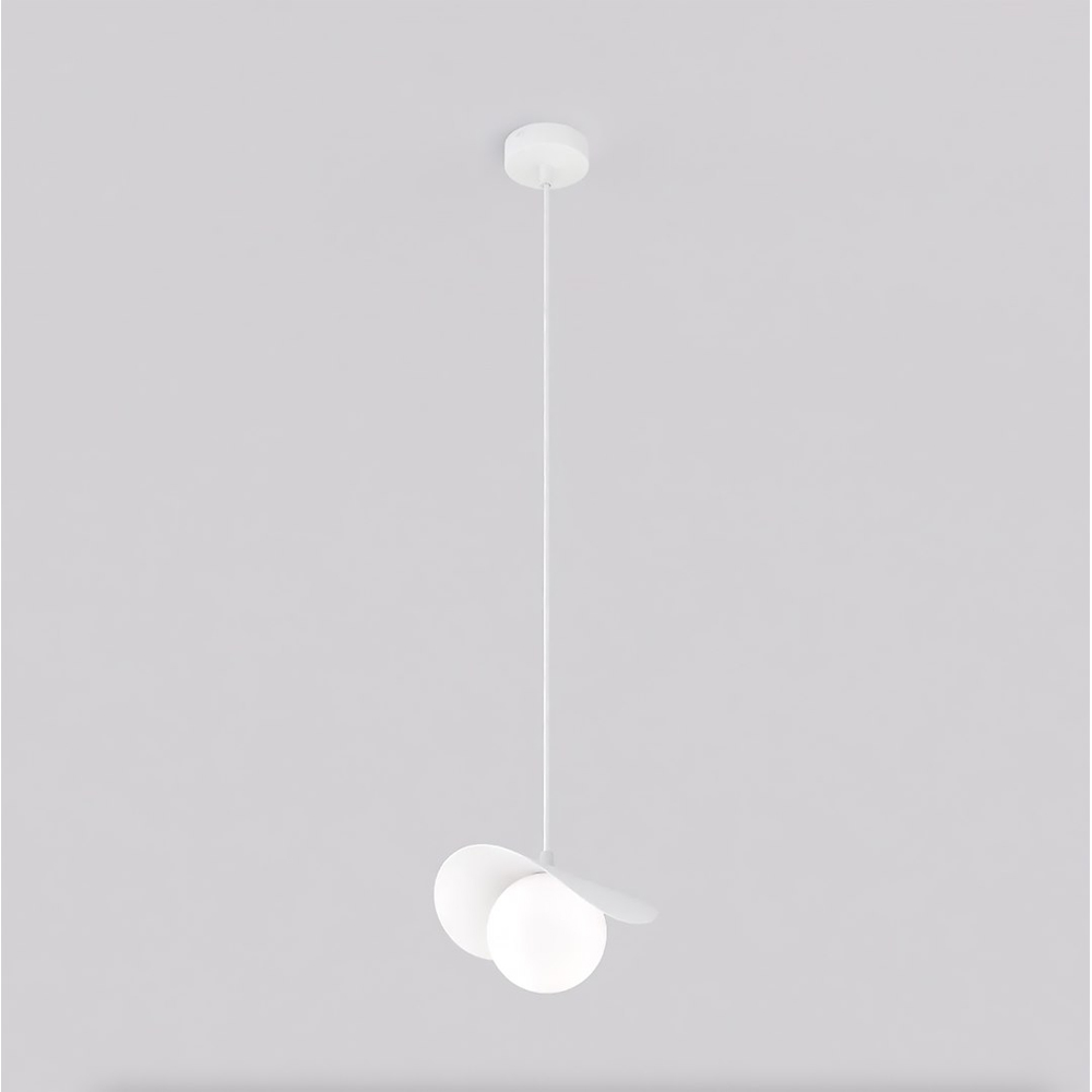 Emibig Ritual White Shade White Pendant Lamp Image 3