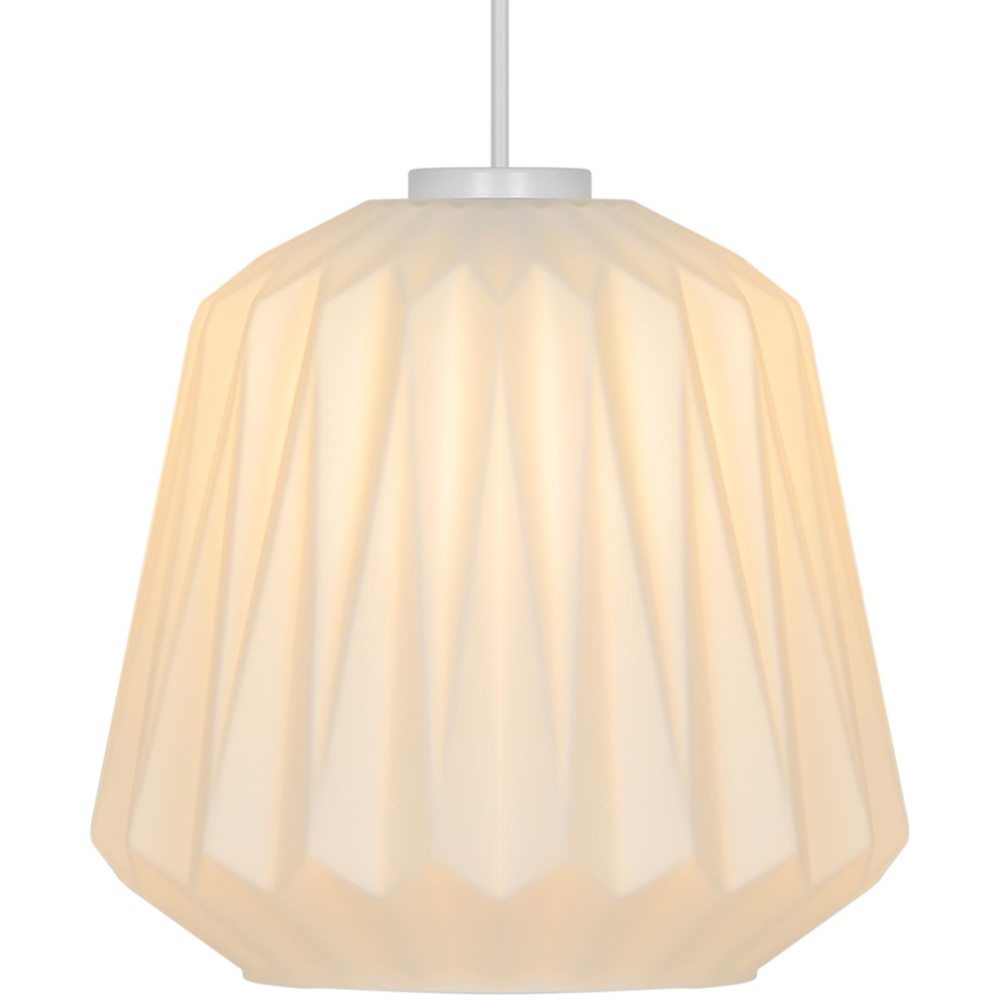 Nordlux Elbie E27 Opal White Pendant Light Image 4