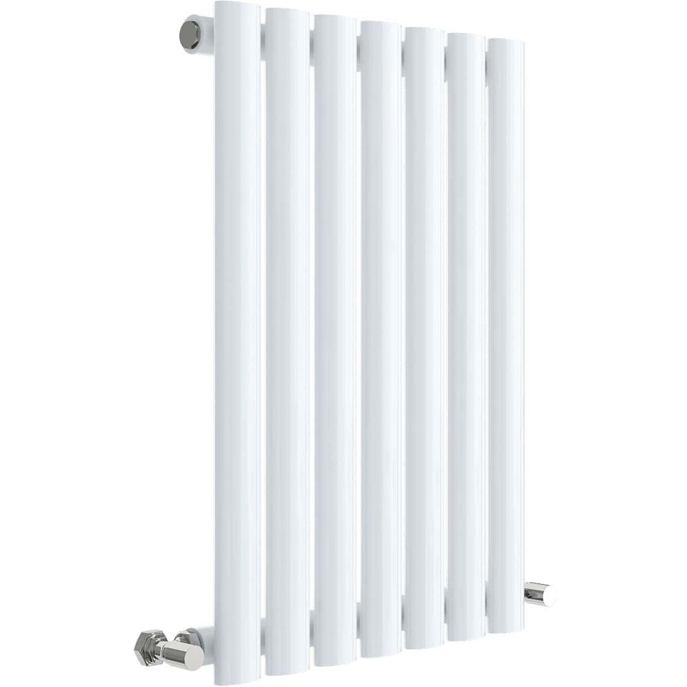 nuie Revive Anthracite Horizontal Single Panel Radiator 600 x 412mm Image 1