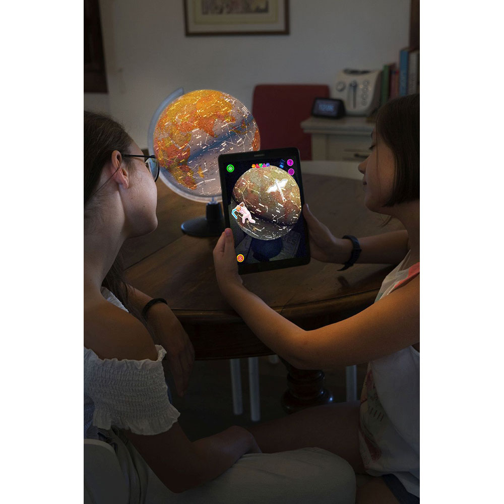 Nova Rico Night and Day Augmented Reality Illuminated Globe 25cm Image 7