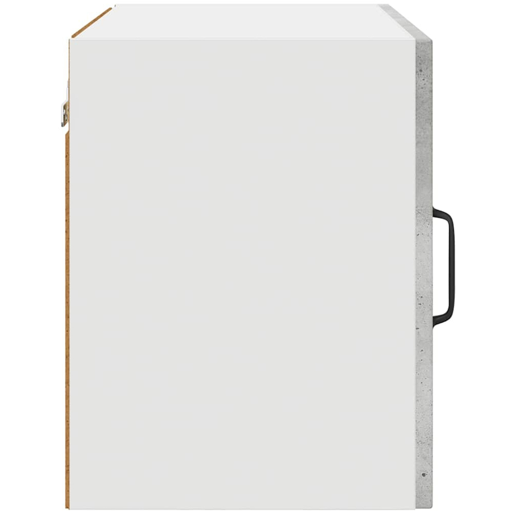 vidaXL Kalmar Single Door Concrete Grey Wall Mounted Wide Kitchen Cabinet Image 7