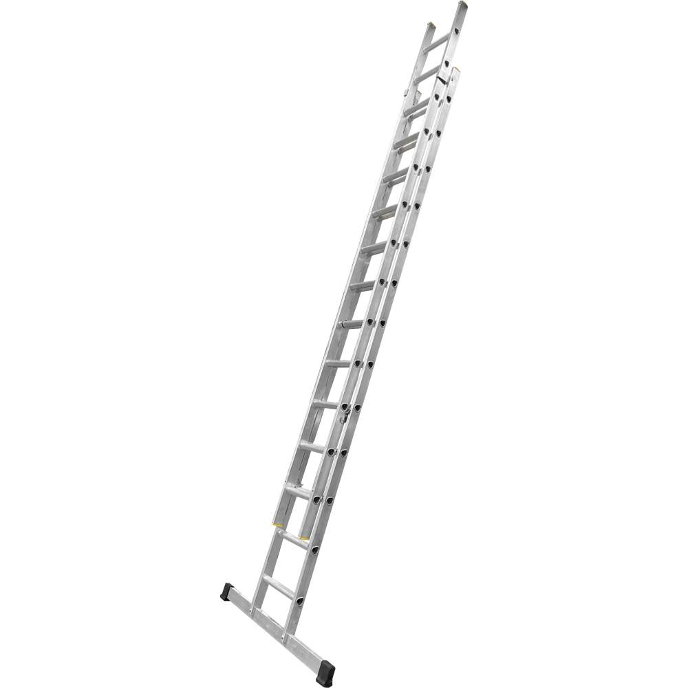 LFI PRo Double Section 13 Rung Extension Ladder 3.5m Image 1