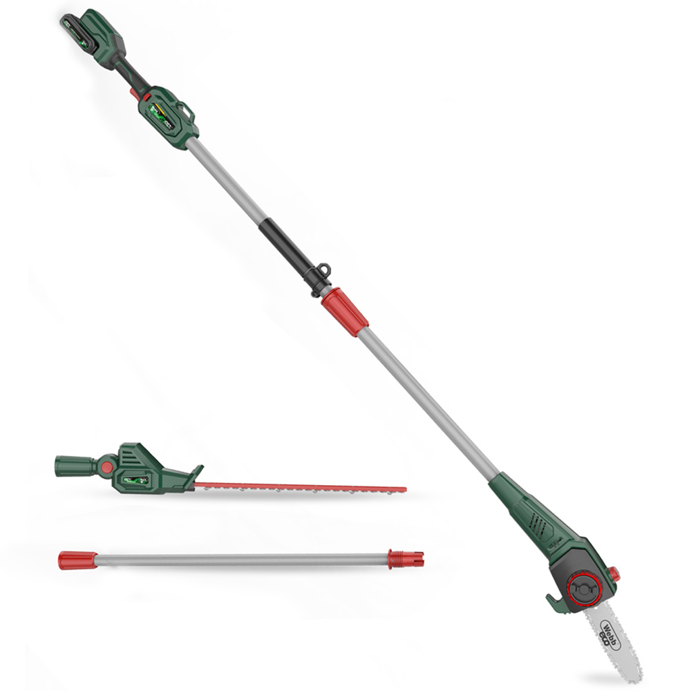 Webb 20V 50cm Cordless Long Reach Hedge Trimmer and Pruner Attachment Image 3