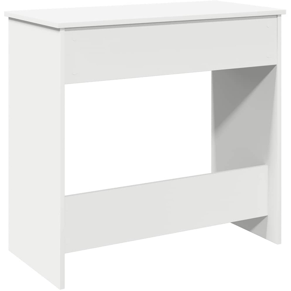 vidaXL Single Drawer Single Shelf Computer Desk White Image 6