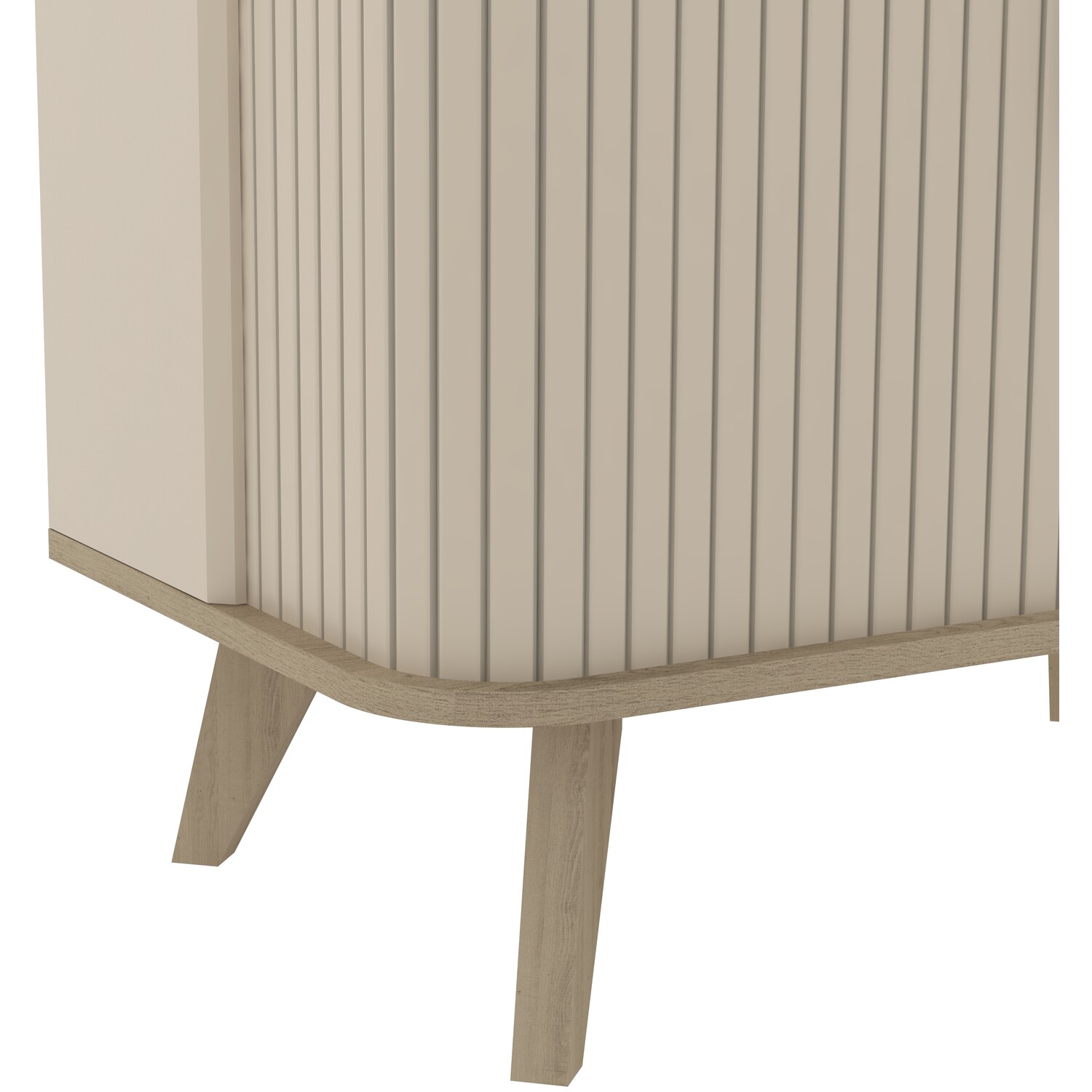 Mateo Sliding Door Sideboard Cream Image 3
