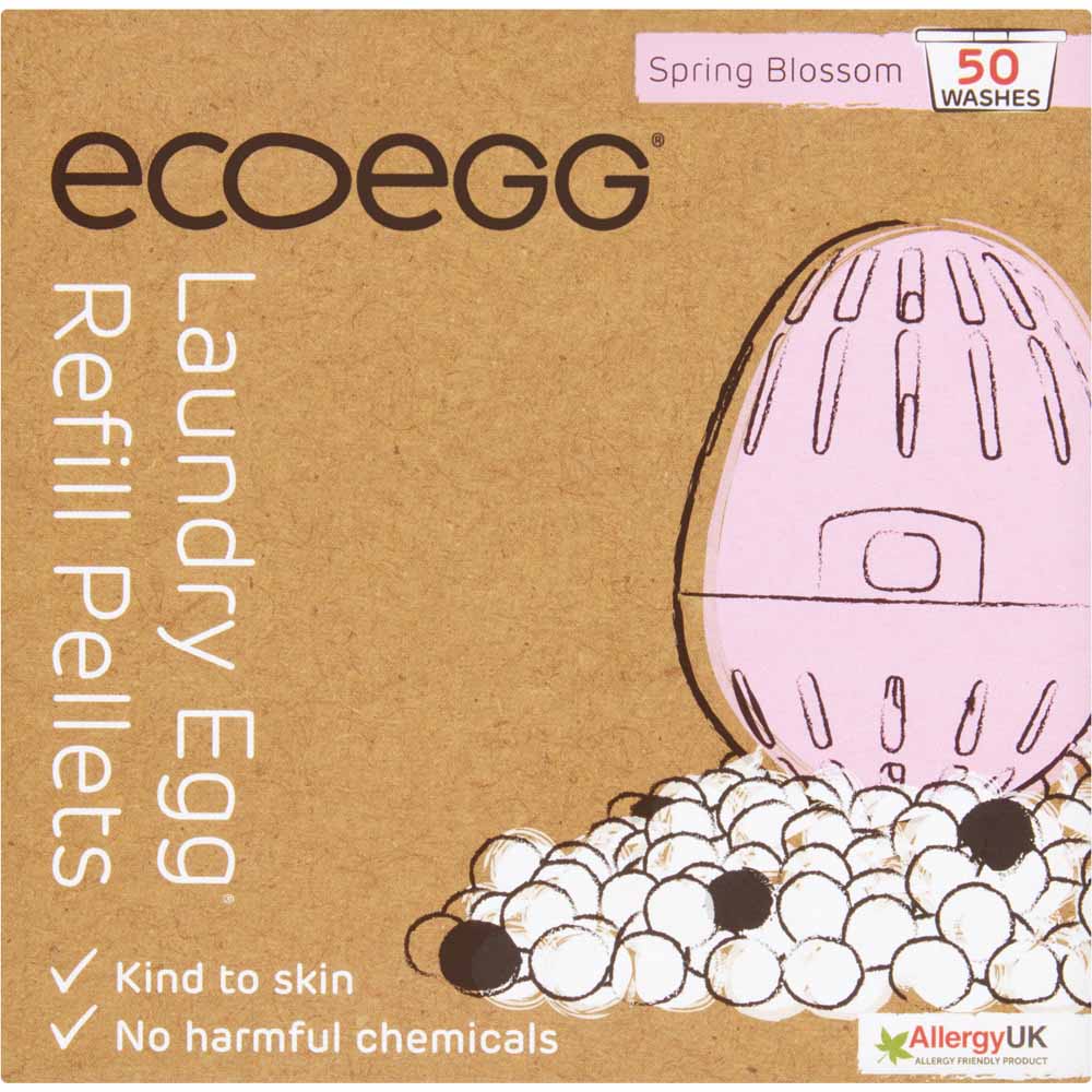 ecoegg Spring Blossom Laundry Egg Refill Pellets 50 Washes Image 1
