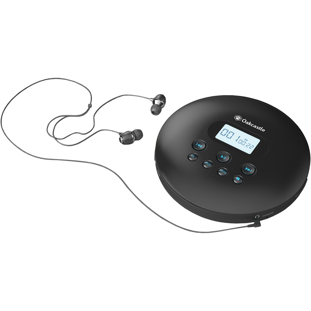 Oakcastle CD100 Portable Bluetooth CD Player Image 1
