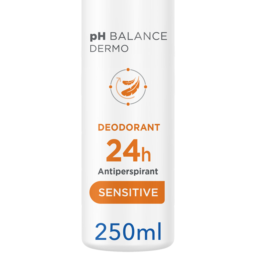 Sanex Dermo Sensitive Antiperspirant Deodorant Spray Case of 6 x 250ml Image 4