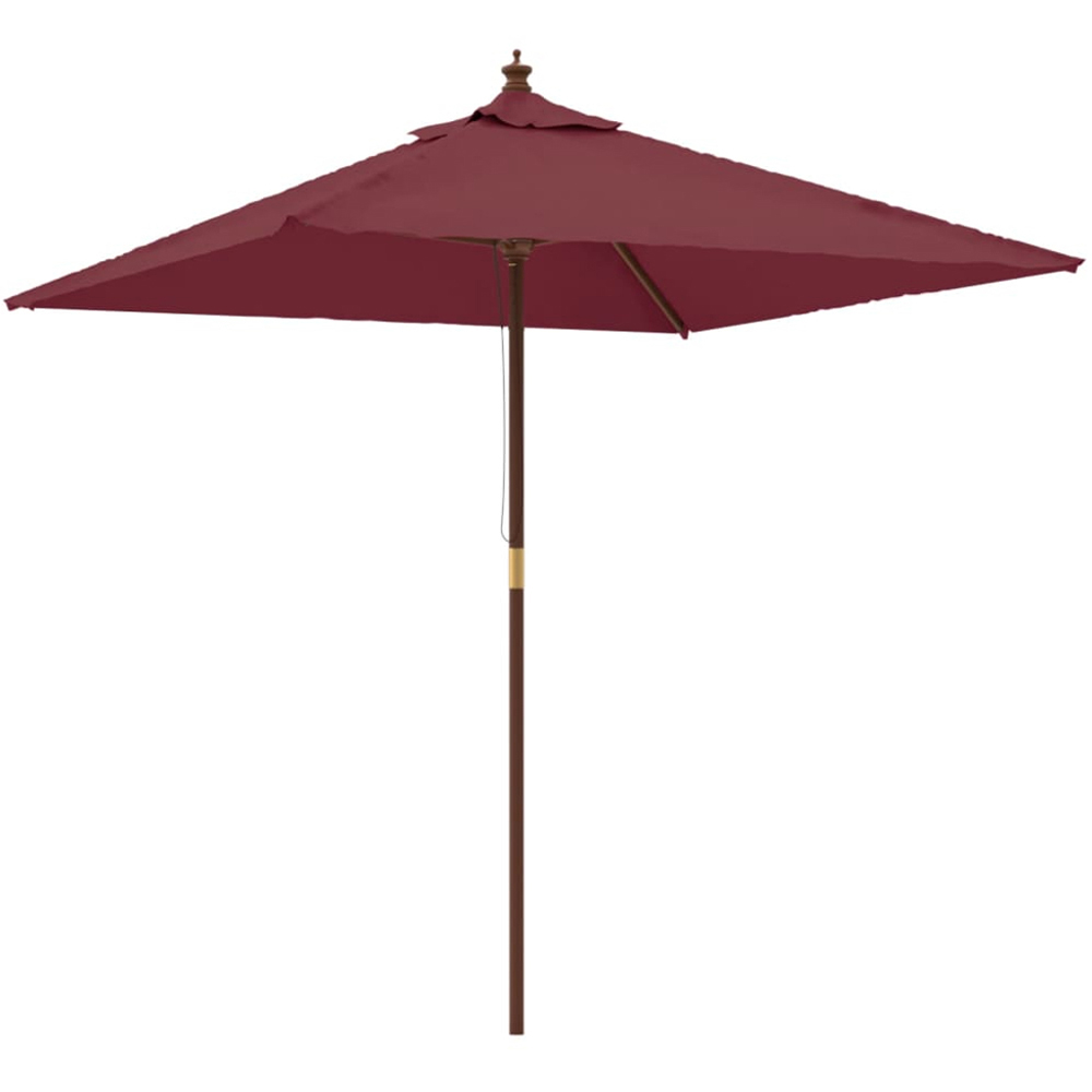 vidaXL Red Garden Parasol 2.3 x 1.9m Image 1